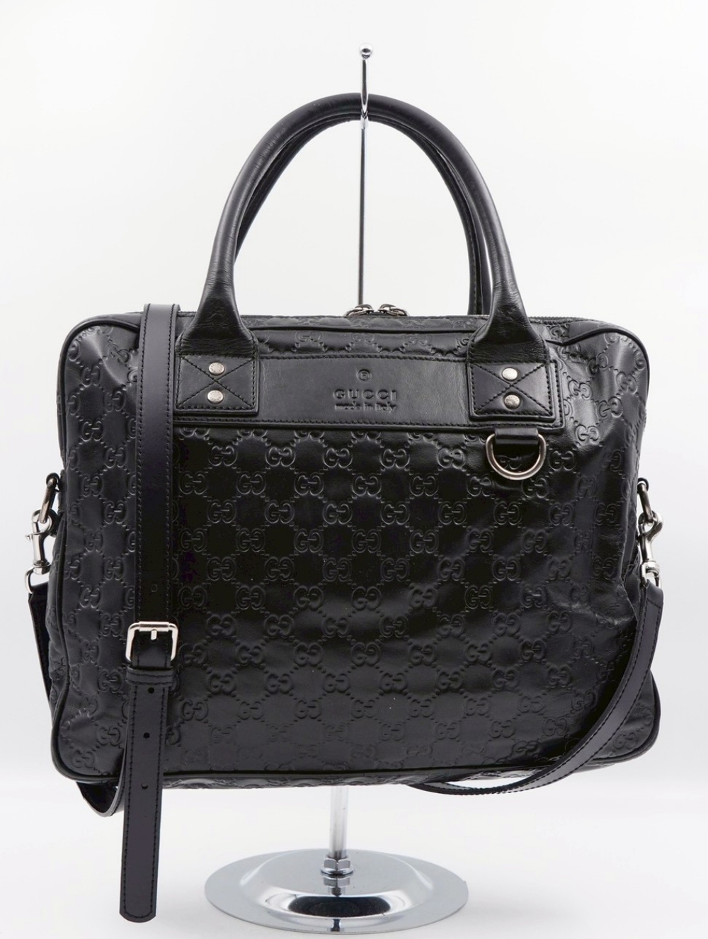 CH03 💗 Gucci Guccissima Web business bag